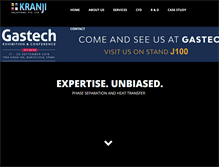 Tablet Screenshot of kranjisolutions.com